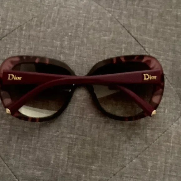 Christian Dior Tie Dye1 Sunglasses in purple flower frame